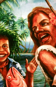 'The Fishing Adventure' - Eddie Daiding Bibimauri, Malaita, Solomon Islands (Jesus als Fischer - Solomon Inseln)