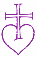 Kreuz im Herz: Symbolbild für die Fastenzeit