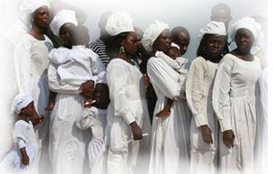 Ferdinand Reus, 2007: Celestial Church of Christ baptism ceremony, Cotonou, Benin