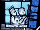 Die Drei Könige - Ausschnitt aus Nordfenster von Charles Crodel, Dreikönigskirche