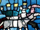 Die Drei Könige - Ausschnitt aus Nordfenster von Charles Crodel, Dreikönigskirche