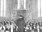Kantorei der Dreikönigskirche in Ansbach 1952