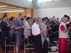 Gemeinsamer Gottesdienst mit der koreanischen Sarangegemeinde, 2001