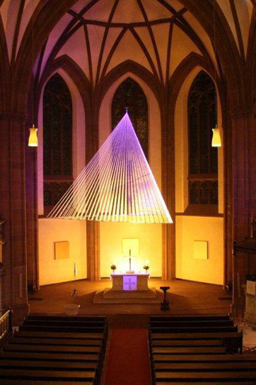 Lichtkunstwerk „Transformation“, 2012, Bianca Mubiiki-Hörig