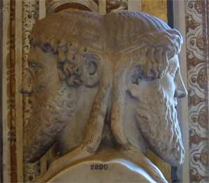 'Bust of the god Janus', 2005,  Fubar Obfusco