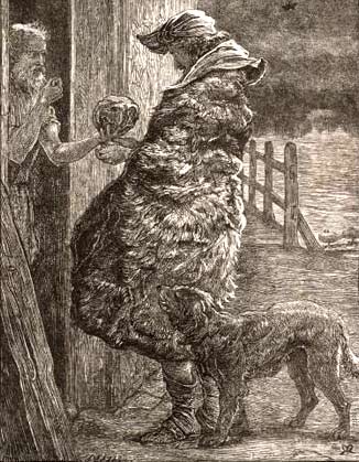 'Parable of the Friend at Night
', 1864 - John Everett Millais