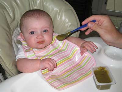 'Baby eating baby food', 2007, Ravedave
