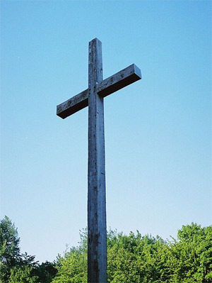 'The wooden cross outside the East end of Guildford Cathedral', Vox Humana 8', 2007