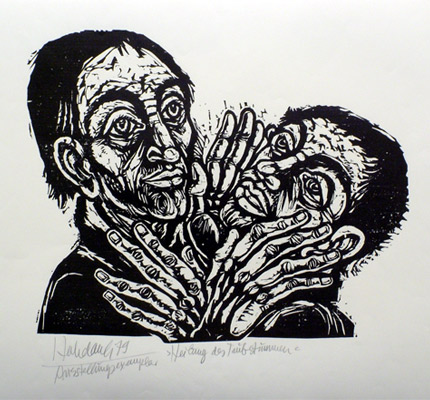 'Heilung des Taubstummen', 1979 - Walter Habdank. © Galerie Habdank
