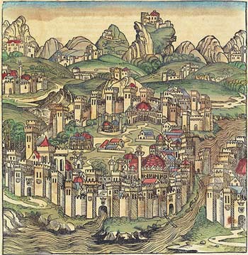 'Constantinopolis', 1493, Michel Wolgemut, Wilhelm Pleydenwurff