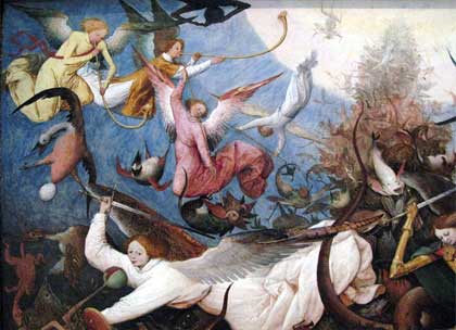 'The Fall of the Rebel Angels, 1562, Pieter Bruegel the Elder