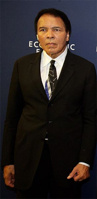 'Muhammad Ali', 2006, World Economic Forum from Cologny, Switzerland