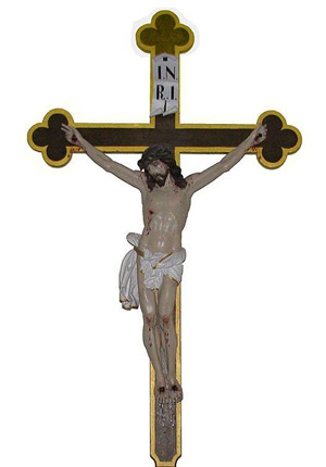 'An old cross in the parish church in Selca, Slovenia', 2008, Mitja Leskovar