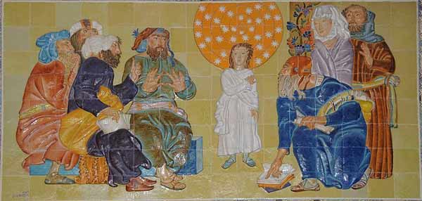 'Azulejos of Jesus among the Doctors', 2010, Joseolgon