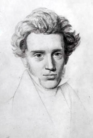 'Sketch of Søren Kierkegaard', ca. 1840, Neils Christian Kierkegaard