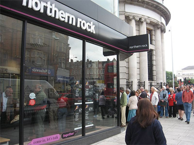 'Northern Rock customers', Alex Gunningham from London, Perfidious Albion (UK plc), 2007