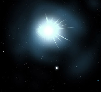 'Eta Canis Majoris, a Blue Class B5 supergiant in the Canis Major constellation, 2011, Sephirohq