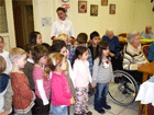 10. Dezember 2008 vormittags - Kinder der Südkita singen Weihnachtlieder im Altersheim