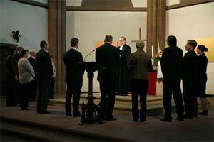 Die Einführung des neuen Kirchenvorstands am 1. November 2009 in der Dreikönigskirche