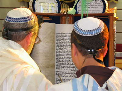 'Boy reading from the Torah according to Sephardic custom', 2006, Sagie Maoz from Ashdod, Israel